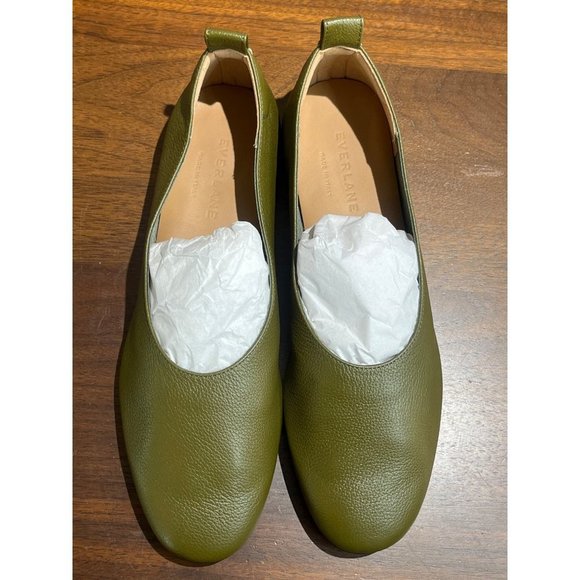 Everlane The Italian Leather Day Glove in Birch Womens Shoes Loafer Ballet Flats - Picture 4 of 11